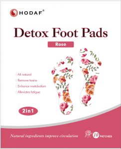 Rose Detox Foot Pads 2 in 1 Hodaf image