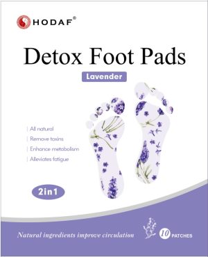 Lavender detox foot pads