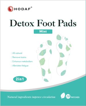 Mint 2 in 1 Hodaf Detox Foot Pads box cover